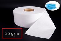 White 35 Gsm N95 Mask BFE95 Filter Meltblown Nonwoven Fabric