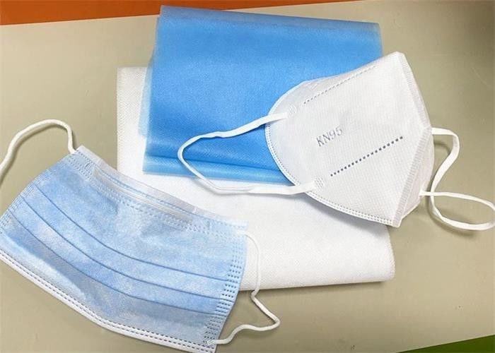 25Gsm Spunbonded Cloth Meltblown Nonwoven Fabric Face Mask Out Layer